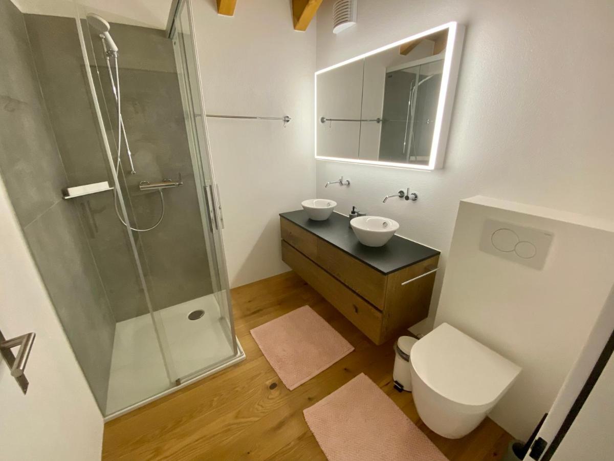 Moderne Dachwohnung Naehe Zermatt Mit Balkon Täsch Exterior foto