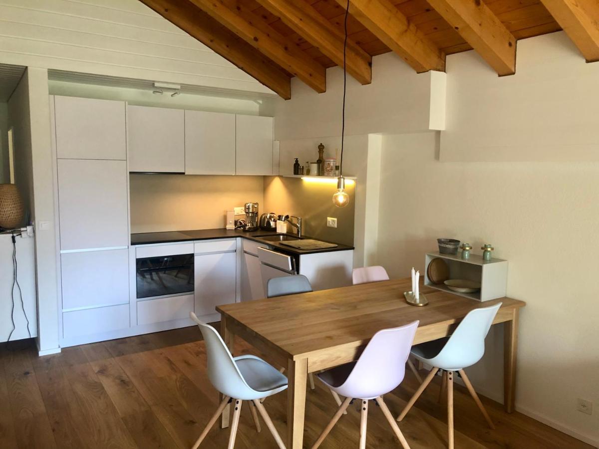 Moderne Dachwohnung Naehe Zermatt Mit Balkon Täsch Exterior foto